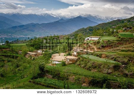Swat Valley in Pakistan full of lush green forests and snow-covered peaks adding to its natural attraction.