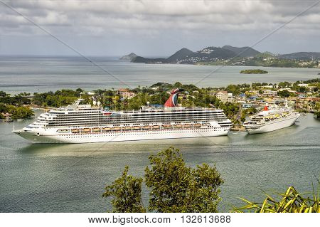 Two Cruise Ships