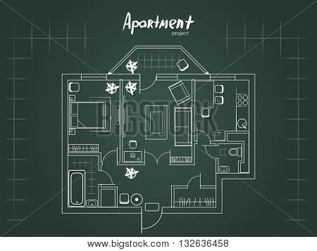 Apartment Project Top View