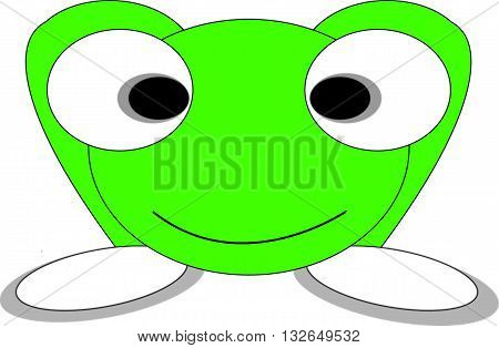 Green flog in vector for various utilities