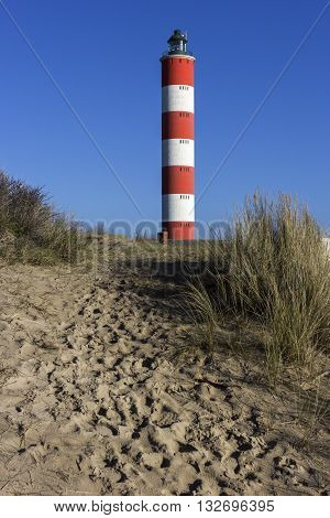Berck Lighthouse in France on a sunny day