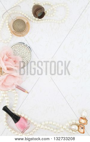 Feminine beauty background - pastel color palette