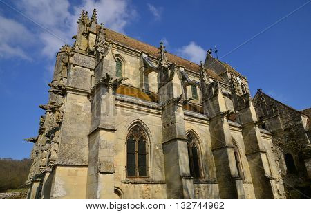 Serans France - march 14 2016 : the saint denis chirch