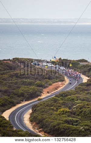 MELBOURNE, AUSTRALIA - FEBRUARY 1: The inaugral Cadel Evans Great Ocean Road Race