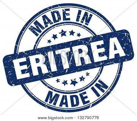 made in Eritrea blue round vintage stamp.Eritrea stamp.Eritrea seal.Eritrea tag.Eritrea.Eritrea sign.Eritrea.Eritrea label.stamp.made.in.made in.