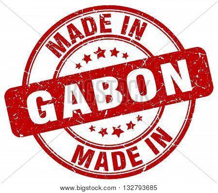 made in Gabon red round vintage stamp.Gabon stamp.Gabon seal.Gabon tag.Gabon.Gabon sign.Gabon.Gabon label.stamp.made.in.made in.