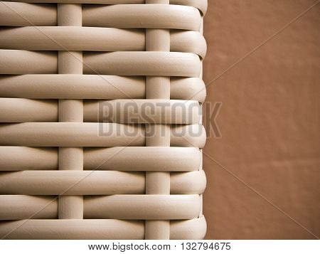 Close up to texture of Plastic weave