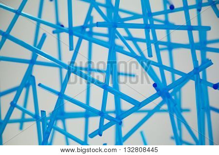 Glass Blue Pipes