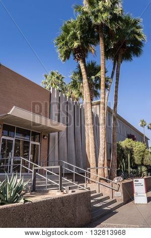 Tempe,Az,USA ASU. Jun,1st,2016.  Education Lecture Hall,The Education Lecture Hall, hosts large lecture classes as well as seminars, workshops, conferences, special lectures and events.