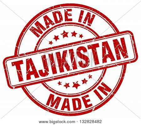 made in Tajikistan red round vintage stamp.Tajikistan stamp.Tajikistan seal.Tajikistan tag.Tajikistan.Tajikistan sign.Tajikistan.Tajikistan label.stamp.made.in.made in.