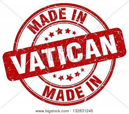 made in Vatican red round vintage stamp.Vatican stamp.Vatican seal.Vatican tag.Vatican.Vatican sign.Vatican.Vatican label.stamp.made.in.made in.