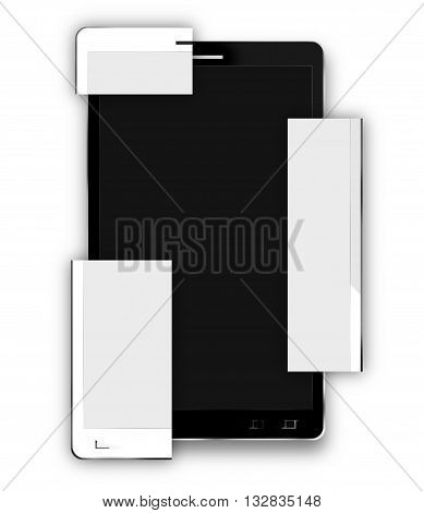 Modular smartphones graphic illustration design modern image