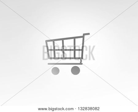 shopping cart silhouette graphic illustration image design