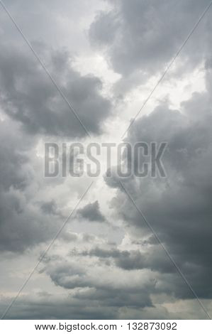 full frame shot of a clouded stormy sky