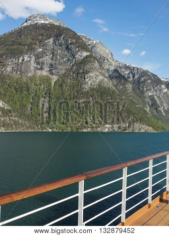 a cruise through the famous norwegian fjoerds