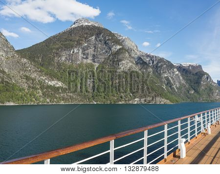 a cruise through the famous norwegian fjoerds