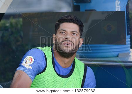 Brazilian Soccer Hulk During Copa America Centenario