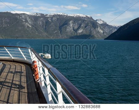 a cruise through the famous norwegian fjoerds