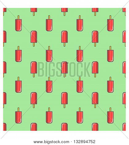 Seamless patterns with ice cream. Tourism and summer objects and equipments. Can be used for web page backgrounds. For birthday anniversary party invitations scrapbooking T-shirt cards.