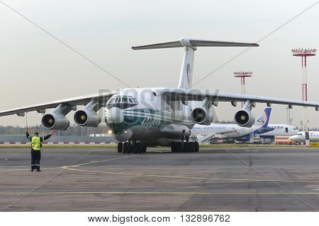 Cargo Airplane Il-76Td Alrosa Airlines