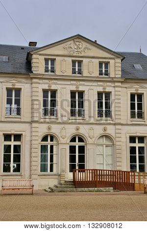 Evreux France - august 20 2015 : the castle of Trangis. 18 century