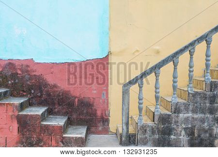 SUCHITOTO EL SALVADOR - MAY 07 : Architectural details in Suchitoto El Salvador on May 07 2016. the colonial town of Suchitoto built by the Spaniards in the 18th century