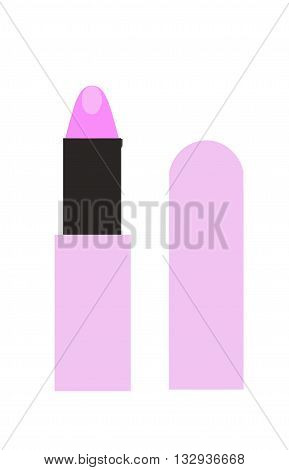 Nude violet beauty glamour lipstick - makeup