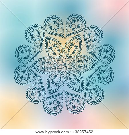 Bohemio concept with icon design, vector illustration 10 eps graphic.