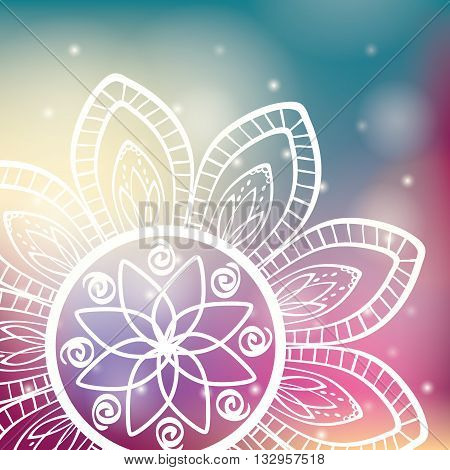 Bohemio concept with icon design, vector illustration 10 eps graphic.