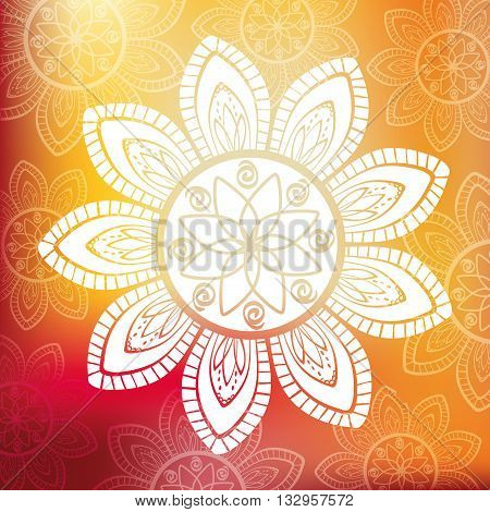 Bohemio concept with icon design, vector illustration 10 eps graphic.