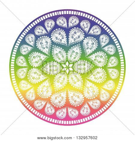 Bohemio concept with icon design, vector illustration 10 eps graphic.