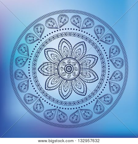 Bohemio concept with icon design, vector illustration 10 eps graphic.