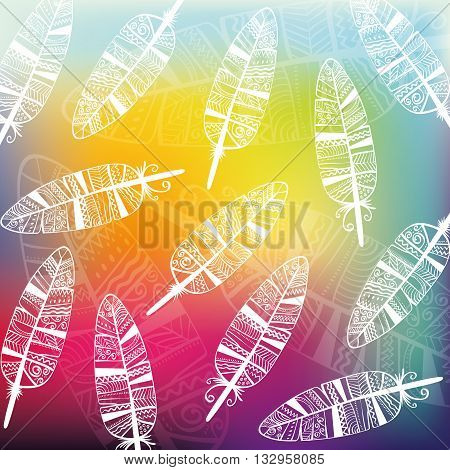 Bohemio concept with icon design, vector illustration 10 eps graphic.