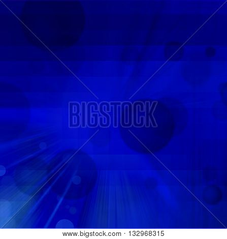 Blue rectangular glowing blocks background with some soft