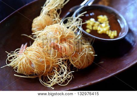 Deep Fry Shrimp