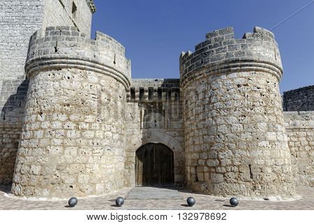 castle built in the XV century located in the town of Portillo in the province of Valladolid Castile and Leon Spain