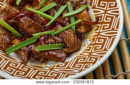 Dapandzhi - Fried Chicken,  Dungan Cuisine , Close Up