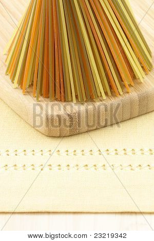 Raw Colorful Spaghetti