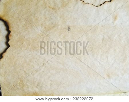 Vintage Scorched Aged Background Paper. Retro Paper