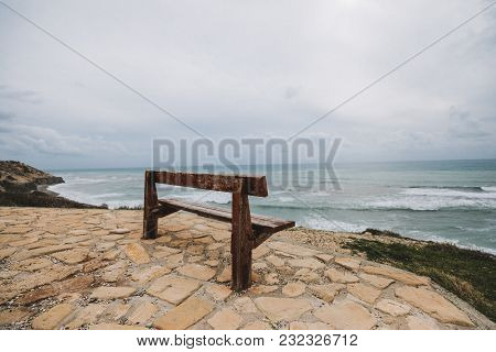 A View To Remains Of Ancient Amathus City And Akrotiri Bay From Acropolis Hill In Limassol, Cyprus