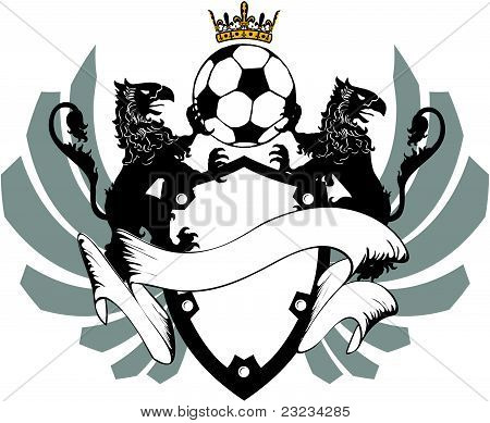 Escudo heráldico de fútbol