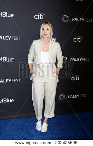 LOS ANGELES - MAR 21:  Kaley Cuoco at the 2018 PaleyFest Los Angeles - 