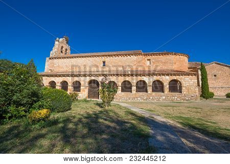 Side Of Church In Santa Maria De Riaza
