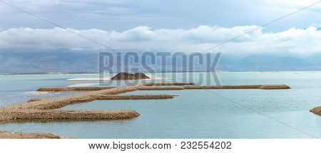 Dead Sea, Full Of Minerals Near Town Ein Bokek, Place For Medical Treatments, Climatotherapy, Thalas
