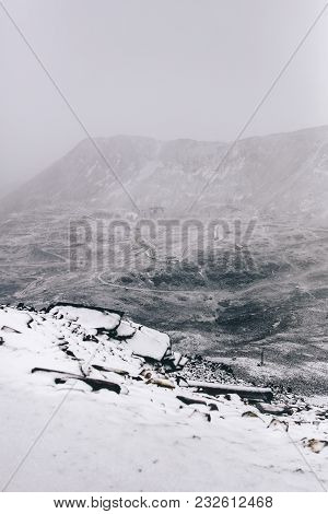 Chalcaltaya Mountain In Cordillera Range At Bolivia
