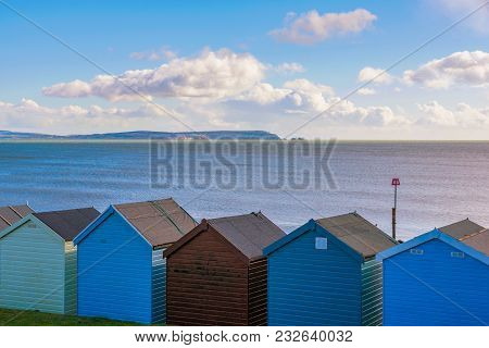 Beach Huts With Sea View In England