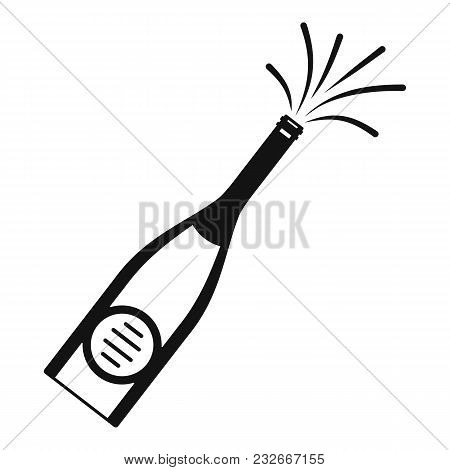 Bubble Champagne Icon. Simple Illustration Of Bubble Champagne Vector Icon For Web