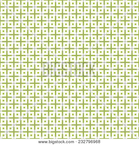 Ancient Geometric Pattern In Repeat. Fabric Print. Seamless Background, Mosaic Ornament, Ethnic Styl