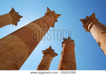 Jerash romjai-Jordánia