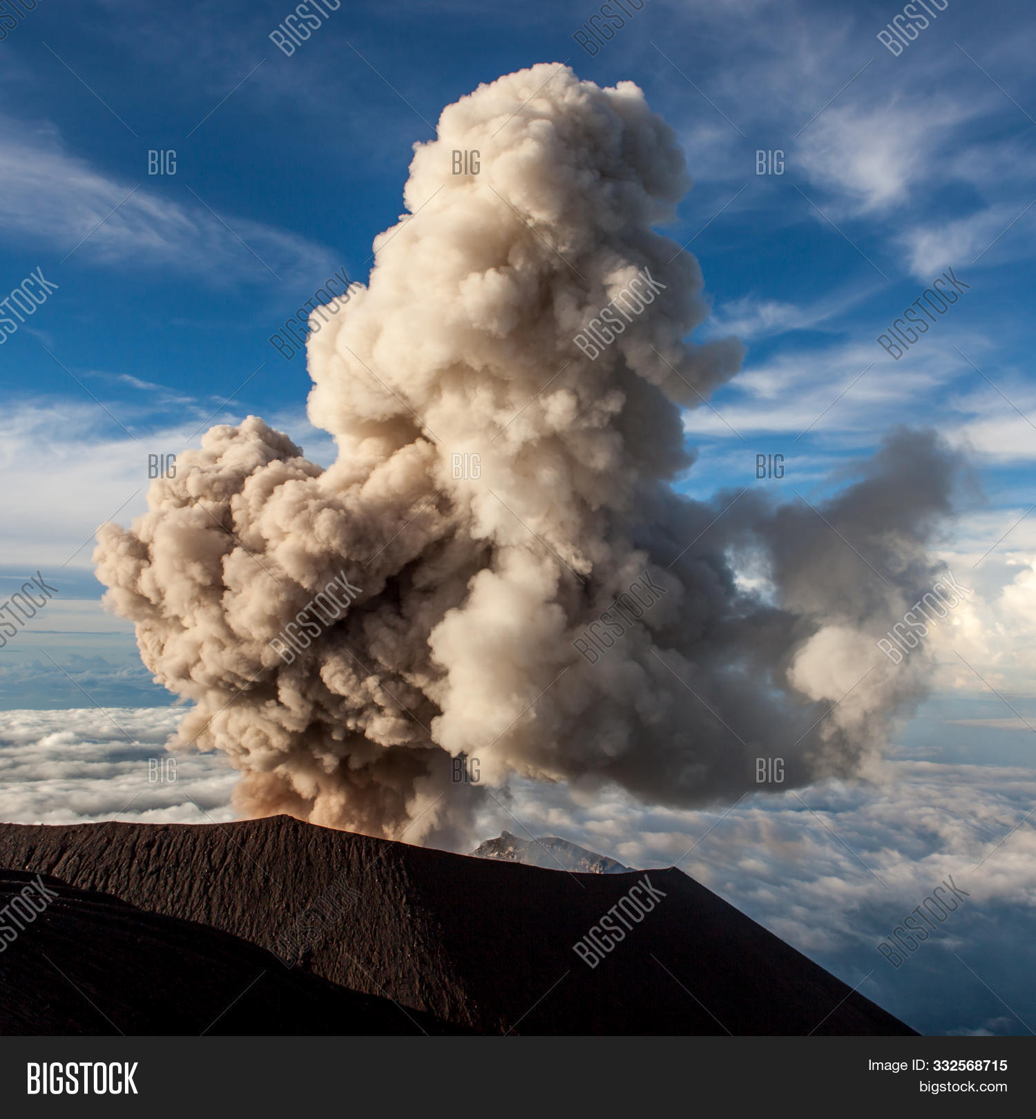 Semeru Volcano Image Photo Free Trial Bigstock